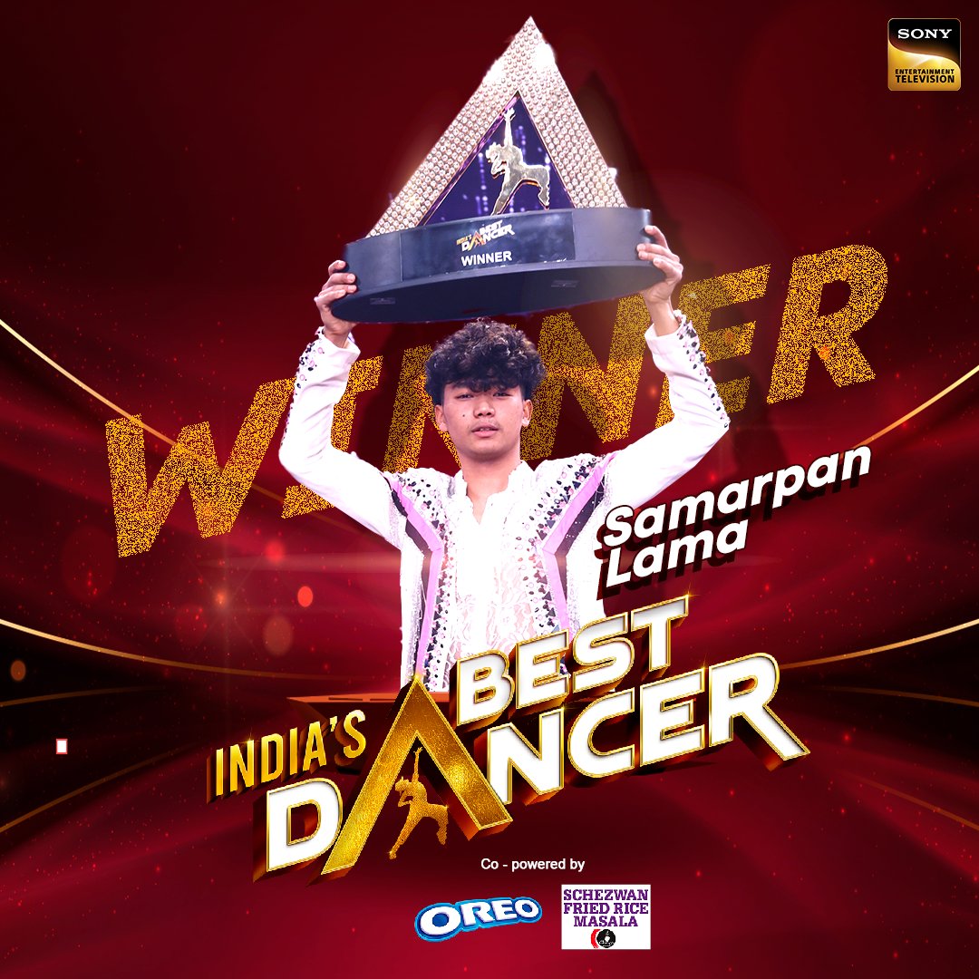 SonyTV's tweet image. We can imagine #SamarpanLama🚶🏻🚶🏻‍♂moonwalking his way to the 1ssstttt position! Congratulations to the WINNER of #IndiasBestDancer3 along with his partner choreographer #BhawnaKhanduja

#IndiasBestDancer #IBD #Dancer #Dance #HarMoveSeKarengeProve #IBD3