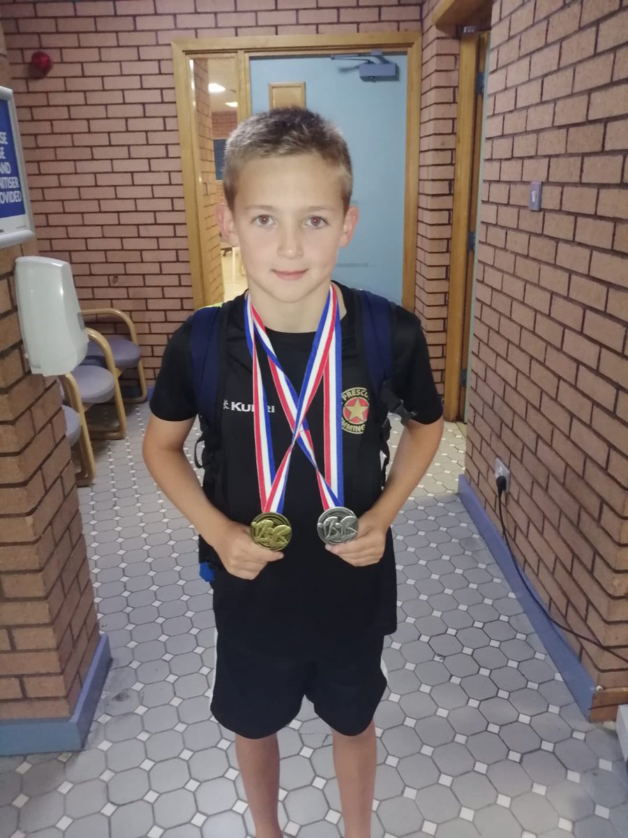 PrescotSC's tweet photo. Great day for our swimmers @wearecomast and @wirral_metro meets! Plenty of PBs and Medals! Same again tomorrow! #letsgoprescot https://t.co/HQFu58U9hb