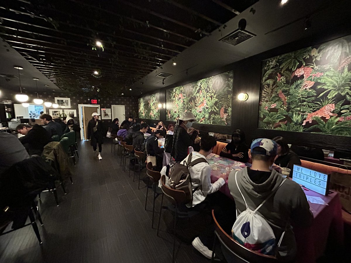 magpie3s's tweet photo. Thank you for a LOVElution Celebration at Cafe Joah, NY!
@triplescosmos @envimediaco
#EnViEvents #EnVixtripleS https://t.co/ONw8gcpX7E