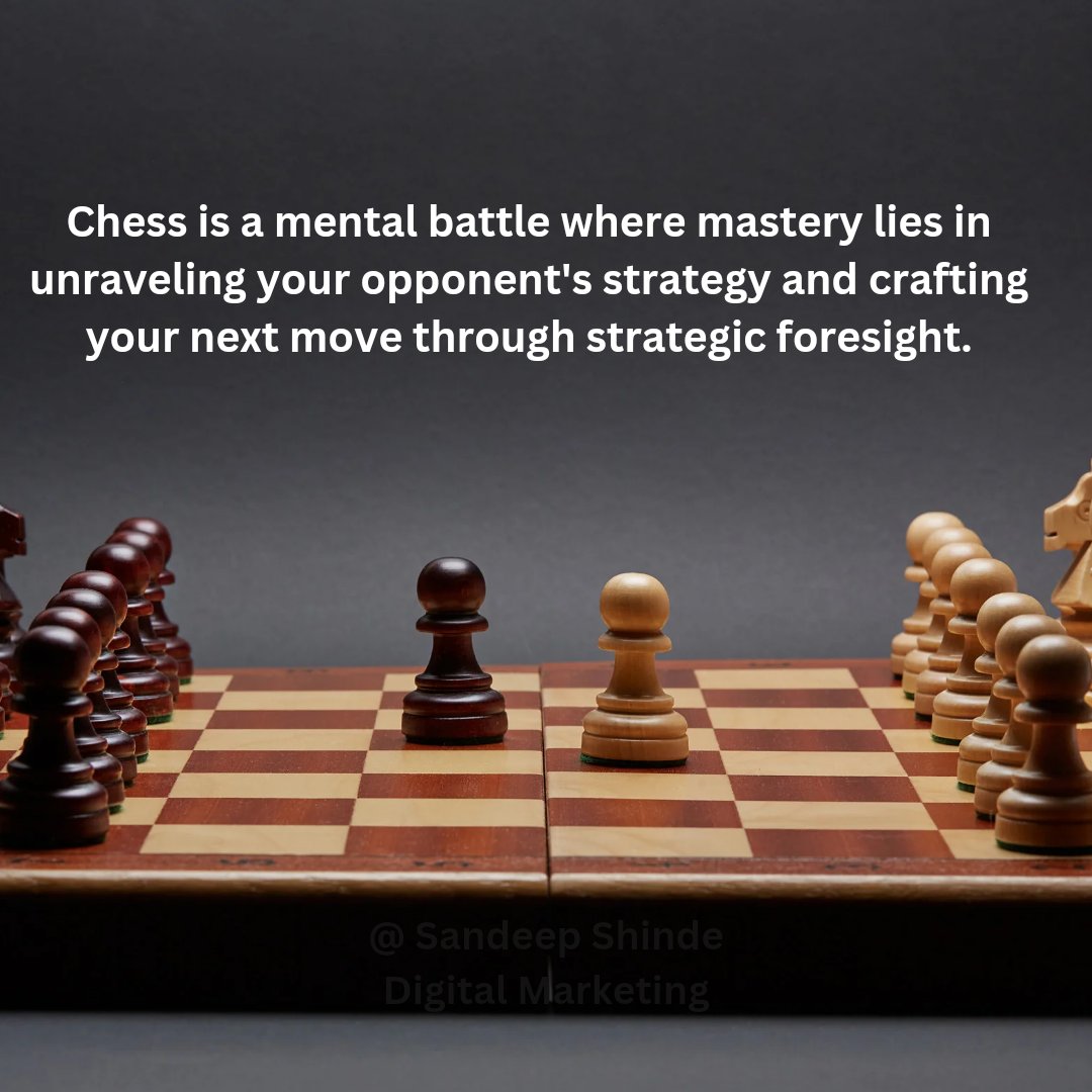 digitalsandeeps's tweet image. Where strategy rules, minds clash, and foresight wins.  #ChessMastery #StrategicForesight
