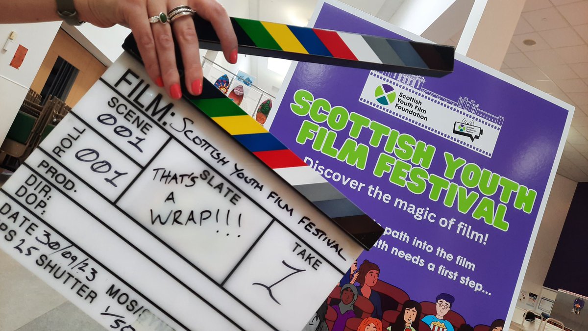 ...and that's a wrap on this year's Scottish Youth Film Festival!! Thank you to everyone who attended &amp; to all of our incredible partners, volunteers, &amp; workshop leaders whose hard work helped us make this year our biggest and best to date! We'll be posting event photos soon 🥳📸