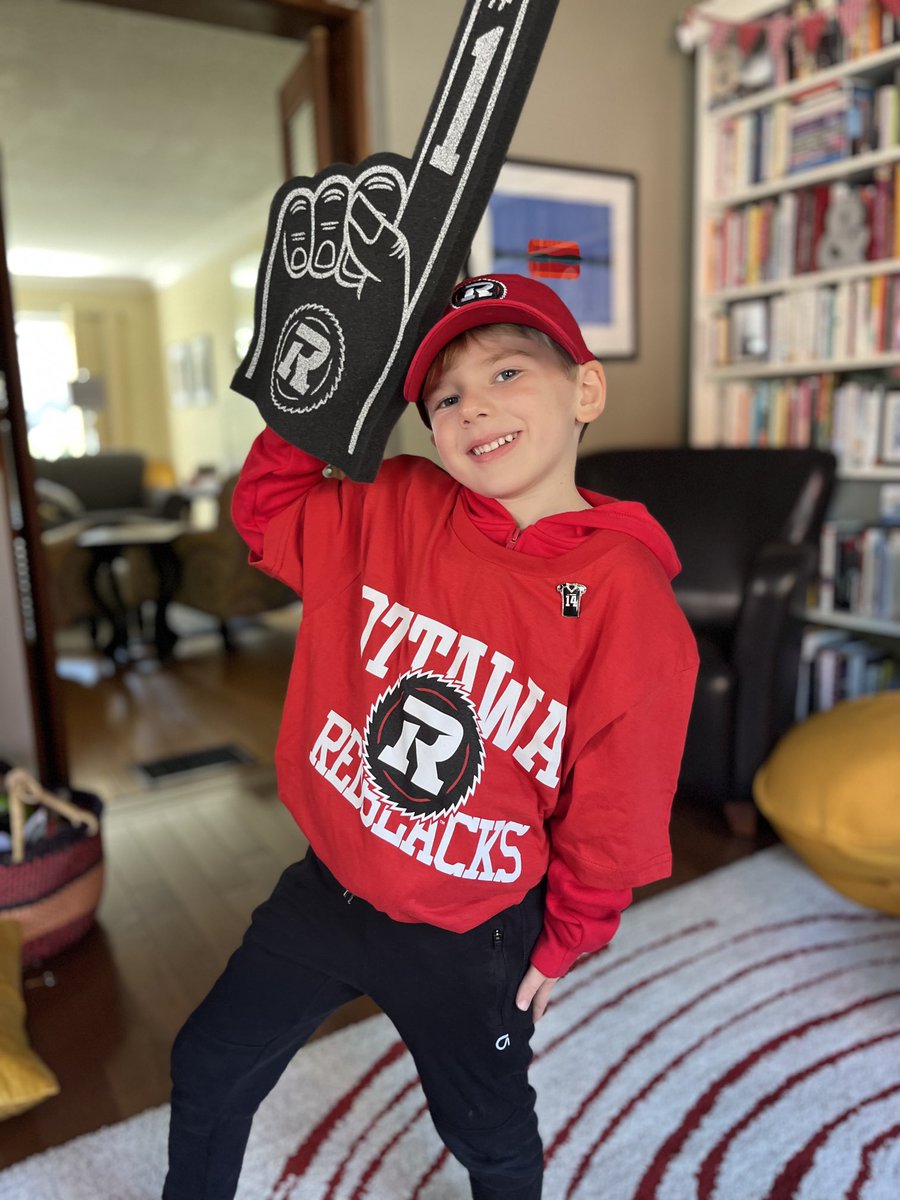 Guess who’s going to his first ⁦<a href="/REDBLACKS/">Ottawa REDBLACKS</a>⁩ game today? Let the tradition begin!