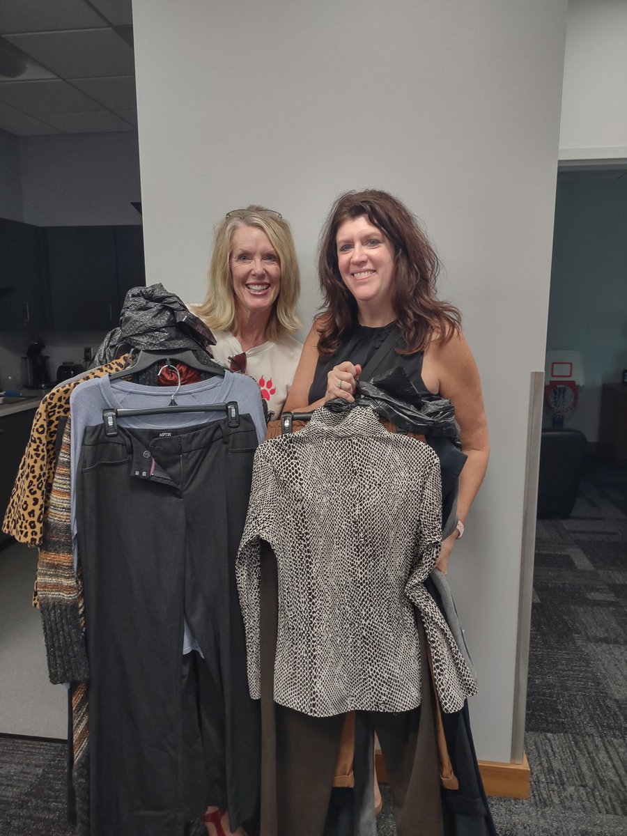 Next stop for #yotemomsquad is supporting #charliescloset by donating professional clothing for USD students! #yotemomsquadolympics coming up!