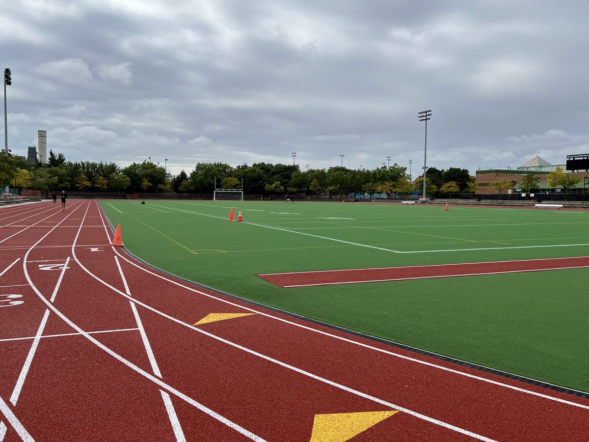 First time at the newly resurfaced track at Riverside/145. No puddles! A good reminder that government can build beautiful (non-car) infrastructure in underserved communities and should do a lot more of it.