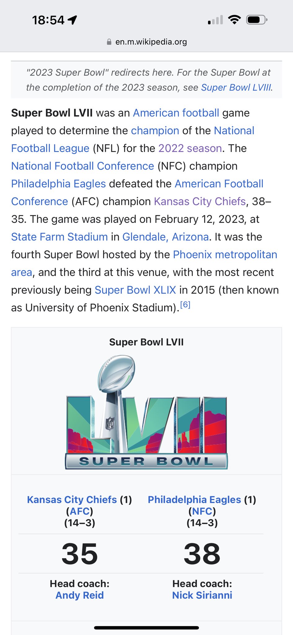 Super Bowl LVII - Wikipedia