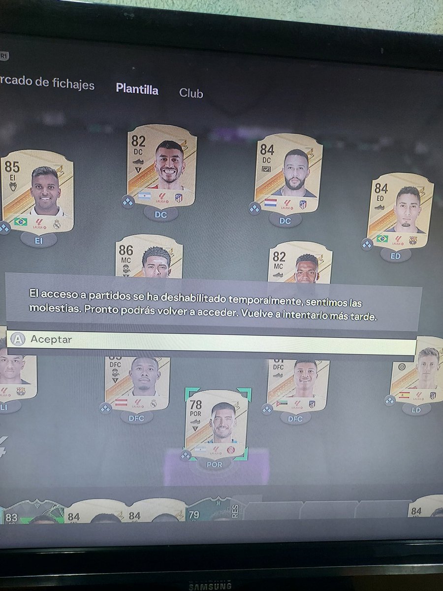 FansReinildo's tweet photo. Hola a todos en los dos últimos días me ha saltado este error en EA FC Ultímate Team en PC.
Si alguien sabe algo del tema que me escriba al MD. Muchas gracias 
@EASPORTS @easportsfces https://t.co/tNTRB2ndrS