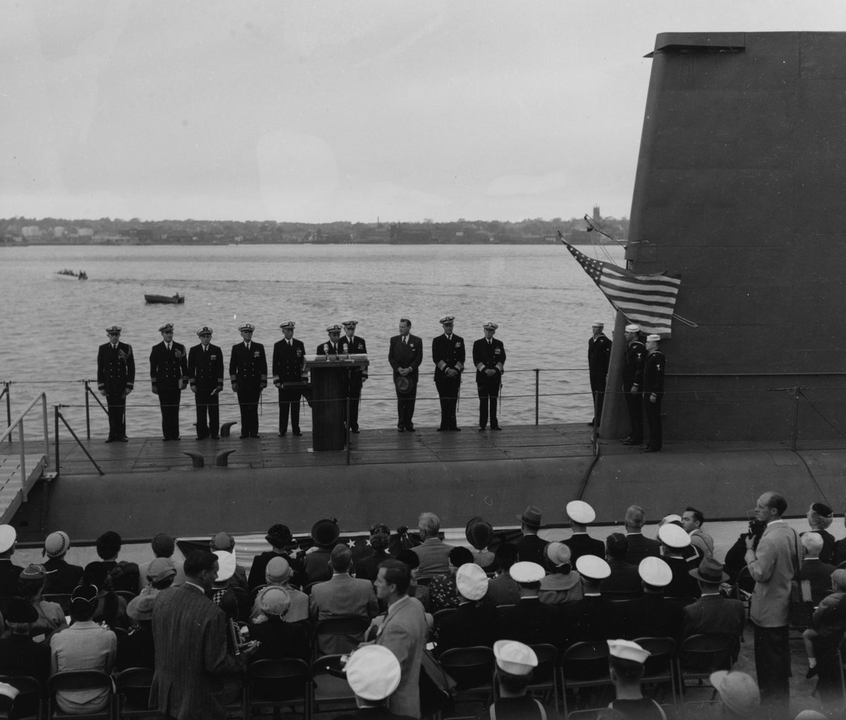 #otd USS Nautilus SSN-571 is commissioned, 30 September 1954, at Groton, Connecticut. #ussnautilus #ssn571 #silentservice #navalsafari #aviationsafari #aviationpreservation #boneyardsafari