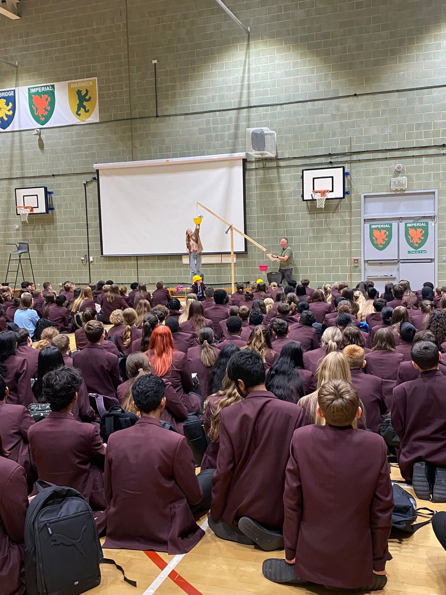 SwindonAcademy1's tweet photo. It was great to have @sihalls (and his daughter) from the Chaplaincy team deliver assemblies for National Inclusion Week. As always he put his unique twist on it to get our students thinking about Justice #NationalInclusionWeek https://t.co/y0LWWapJOS