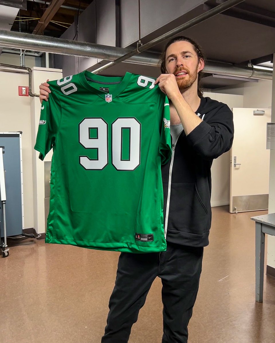 eagles green jersey