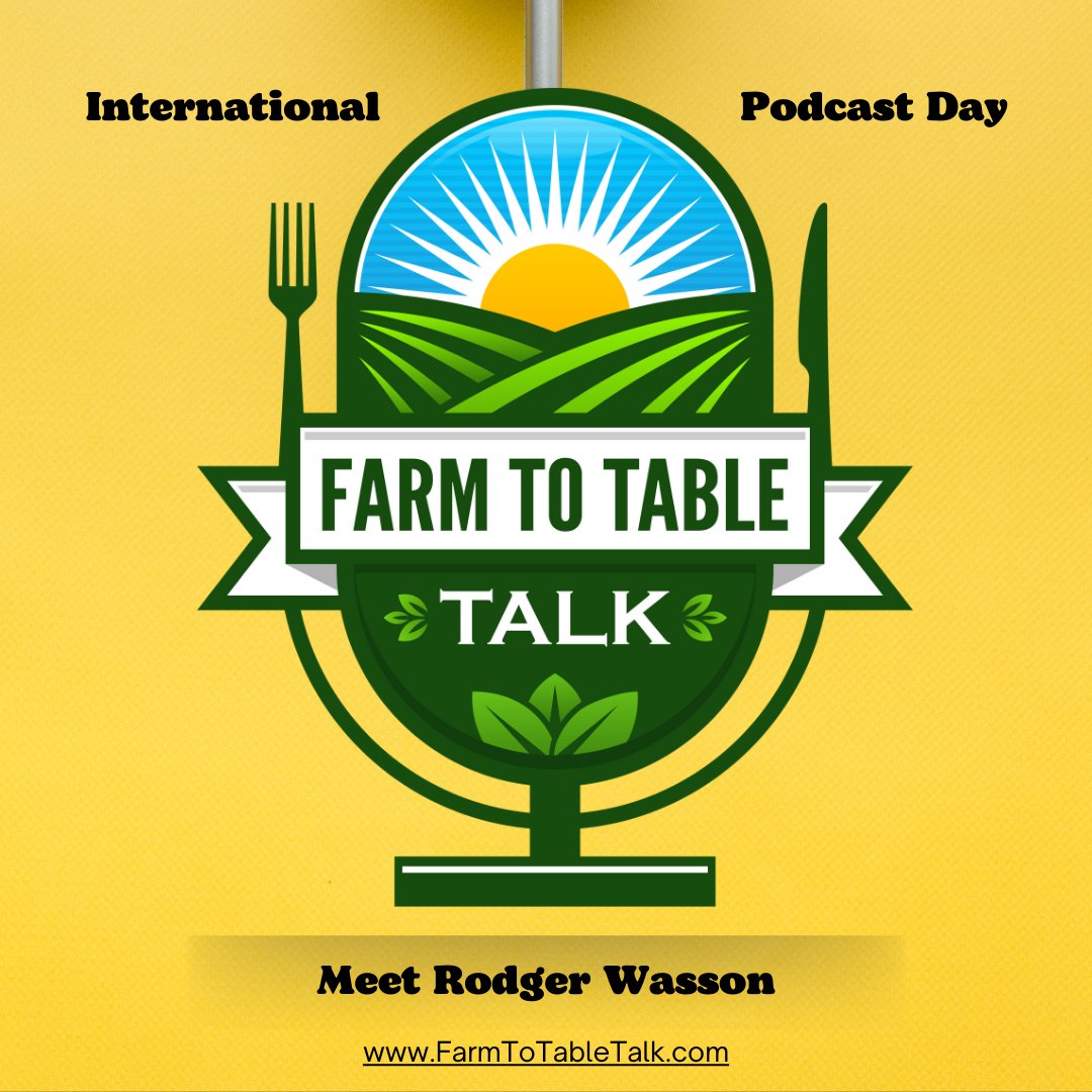 Meet Rodger Wasson voice of Farm to Table Talk 
He was drawn to a career of working for farmers in creating demand for their products and helping them tell their story to a public that had lost almost all connection with how their food was grown. @farmtotabletalk