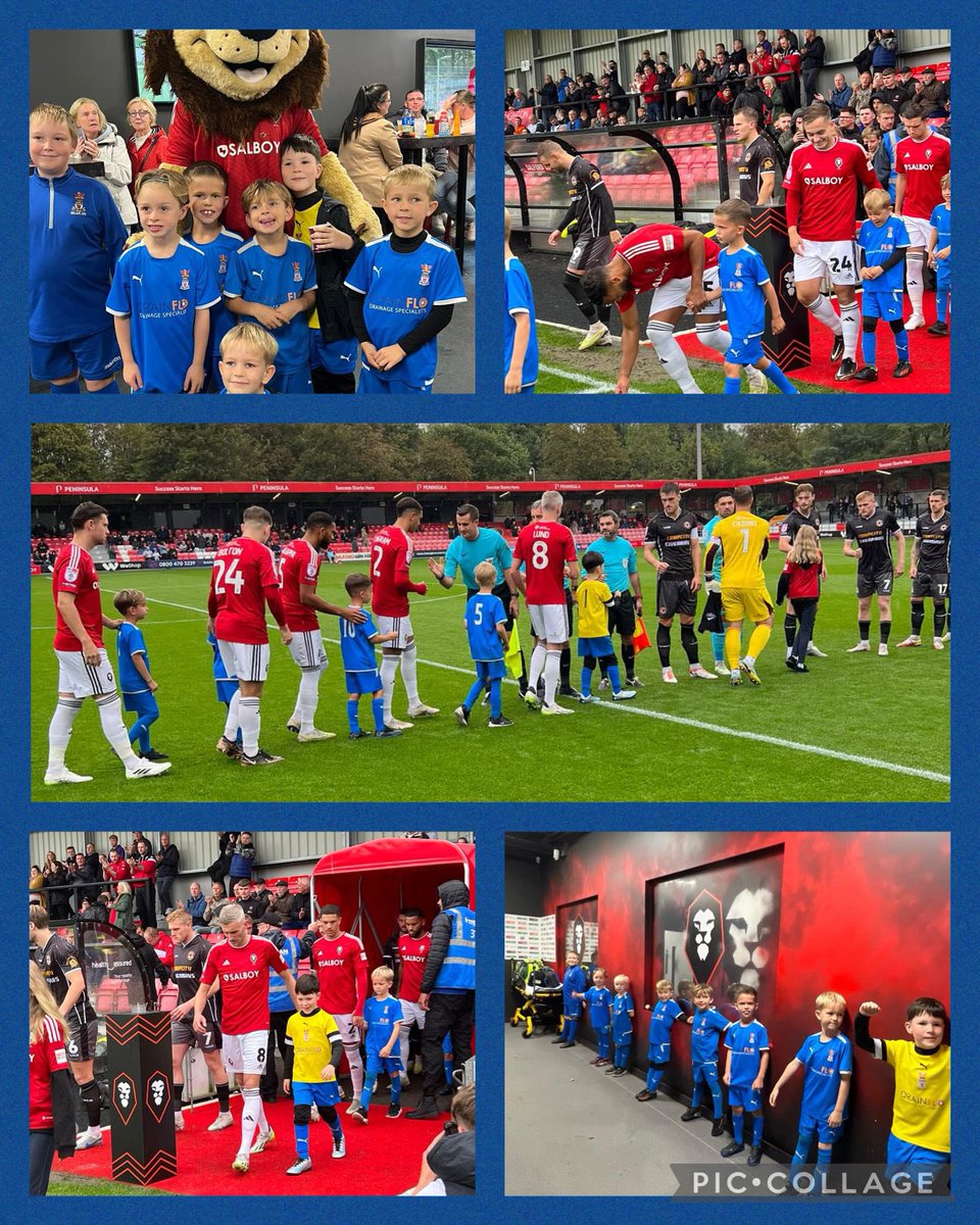 Our 7s were celebrities for the day at  @salfordcityfc against <a href="/NewportCounty/">Newport County AFC</a>  great result for Salford, thanks for having us! The boys had the best day ⚽️❤️