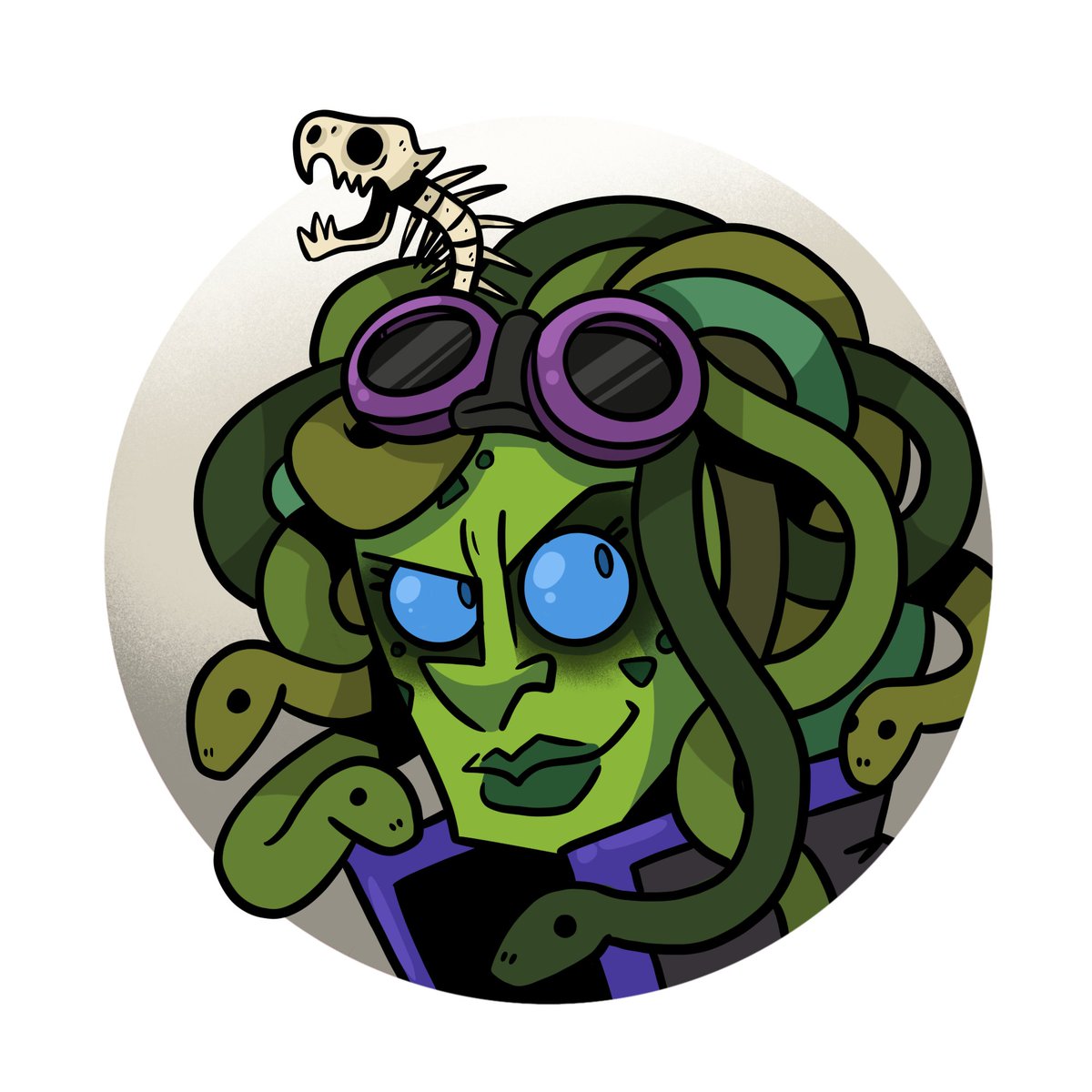 SoraKell's tweet photo. @shareocs My enby medusa Xenophon! https://t.co/FZKtuZJFLj