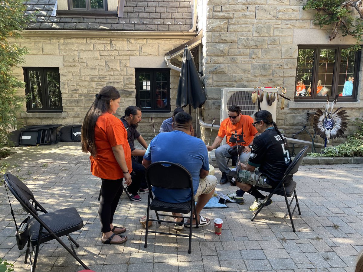A drum circle this morning at Dalton Associates’ Truth and Reconciliation Day event. The sound of the drum represents the heartbeat of the Earth. Today, we listen, we learn and we reflect.