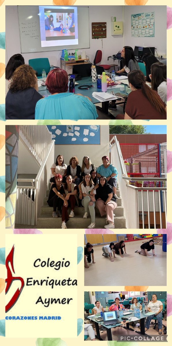 nusapove's tweet photo. Curso de Estimulación Temprana de la Inteligencia en el colegio Enriqueta Aymer https://t.co/sZxPBZ5fC7 de Madrid. Un placer compartirlo con un equipo tan implicado e interesado en sus alumnos. https://t.co/VDRMPo6kCI