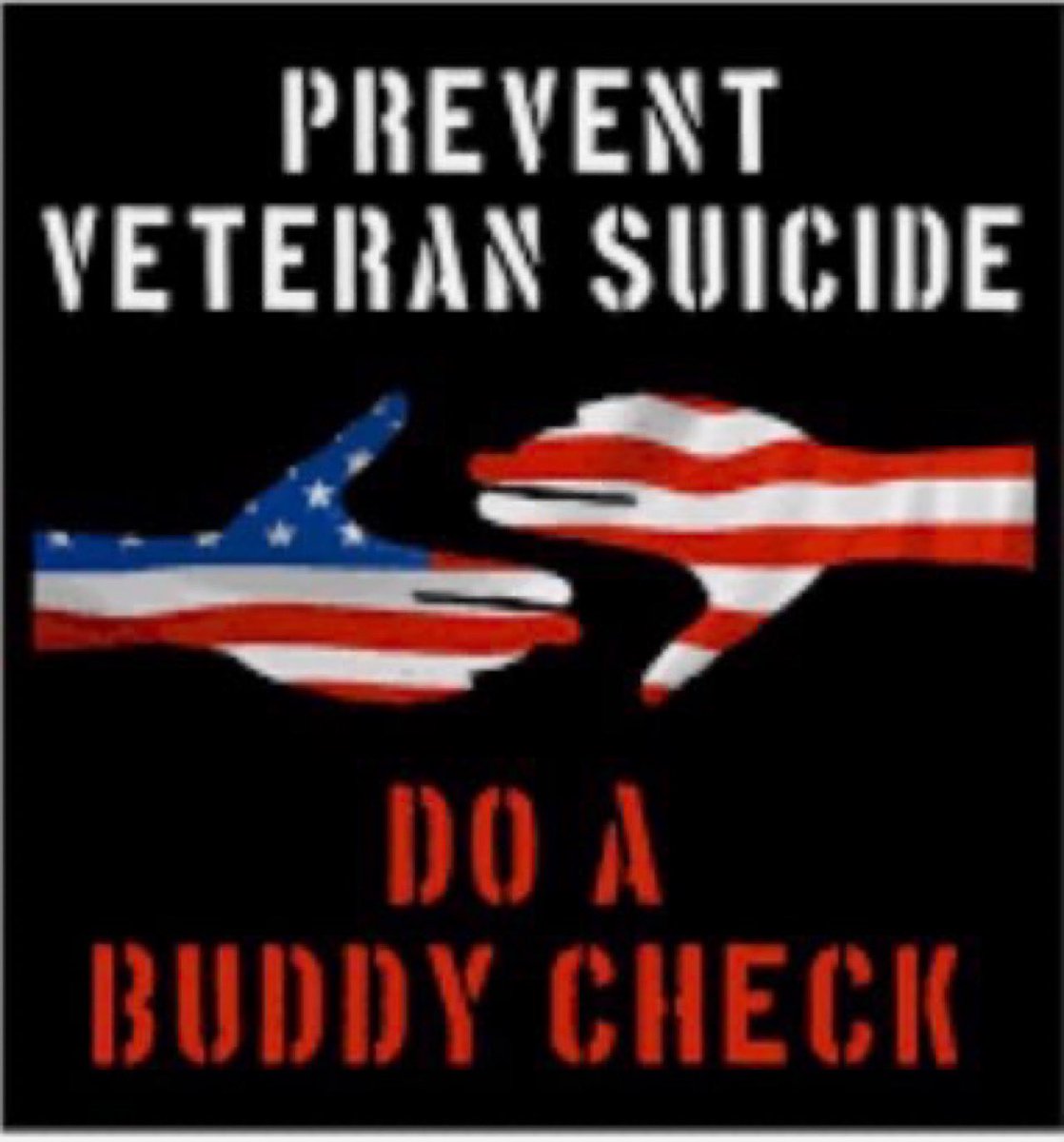 Sat #BuddyChecksMatter Veterans 🇺🇸
#Turn22To0 to #EndVeteranSuicide 💞
#PTSDAwarenessMonth 🛩🛩🛩🛩🛩
➡️@royharper53🛩🇺🇸
➡️@Wolfeagle17🛩🇺🇸
➡️@RepentYesh26034🛩🇺🇸
➡️@MikeCorkSr1🛩🇺🇸
➡️@01Fender_Player🛩🇺🇸
➡️@SgtRPaj🛩🇺🇸