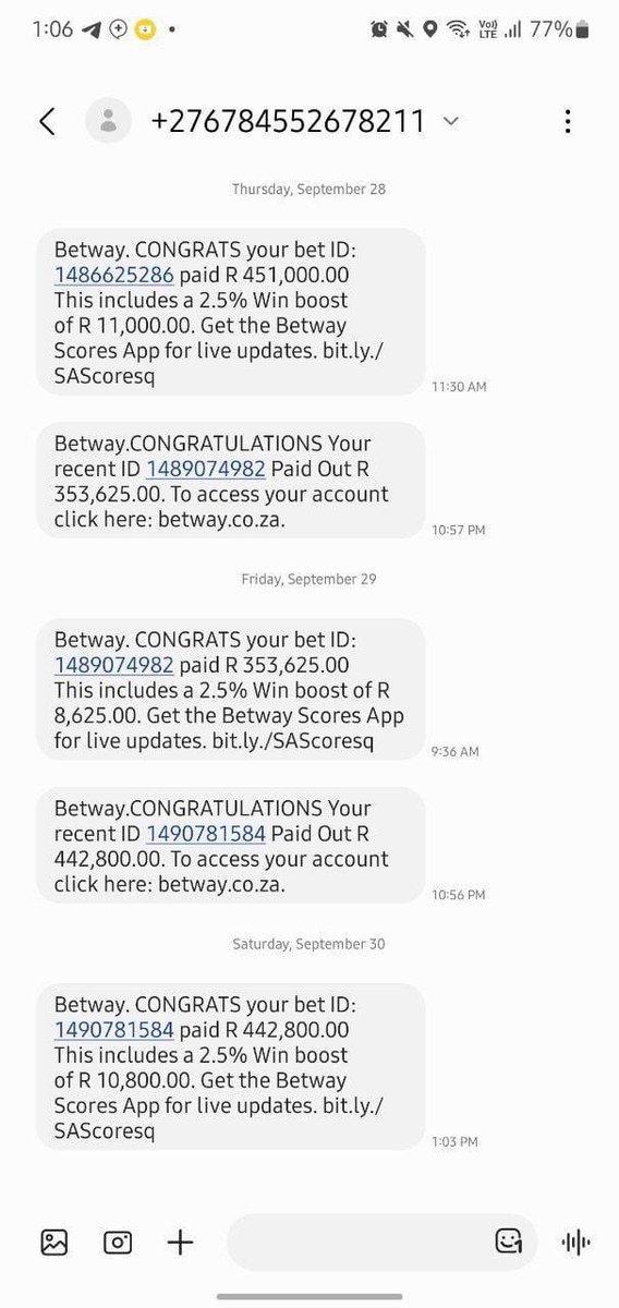 ChrisExcel102's tweet photo. R250x20 vouchers
R1000x10 vouchers
R2000x5voucher

Retweet  &amp; keep checking your DM, lets reach 500 retweets

𝗝𝗢𝗜𝗡 𝗕𝗘𝗧𝗪𝗔𝗬 𝗚𝗥𝗢𝗨𝗣
https://t.co/FW19ckuNMG

WhatsApp +27665441509 https://t.co/SGR9AkLZUA