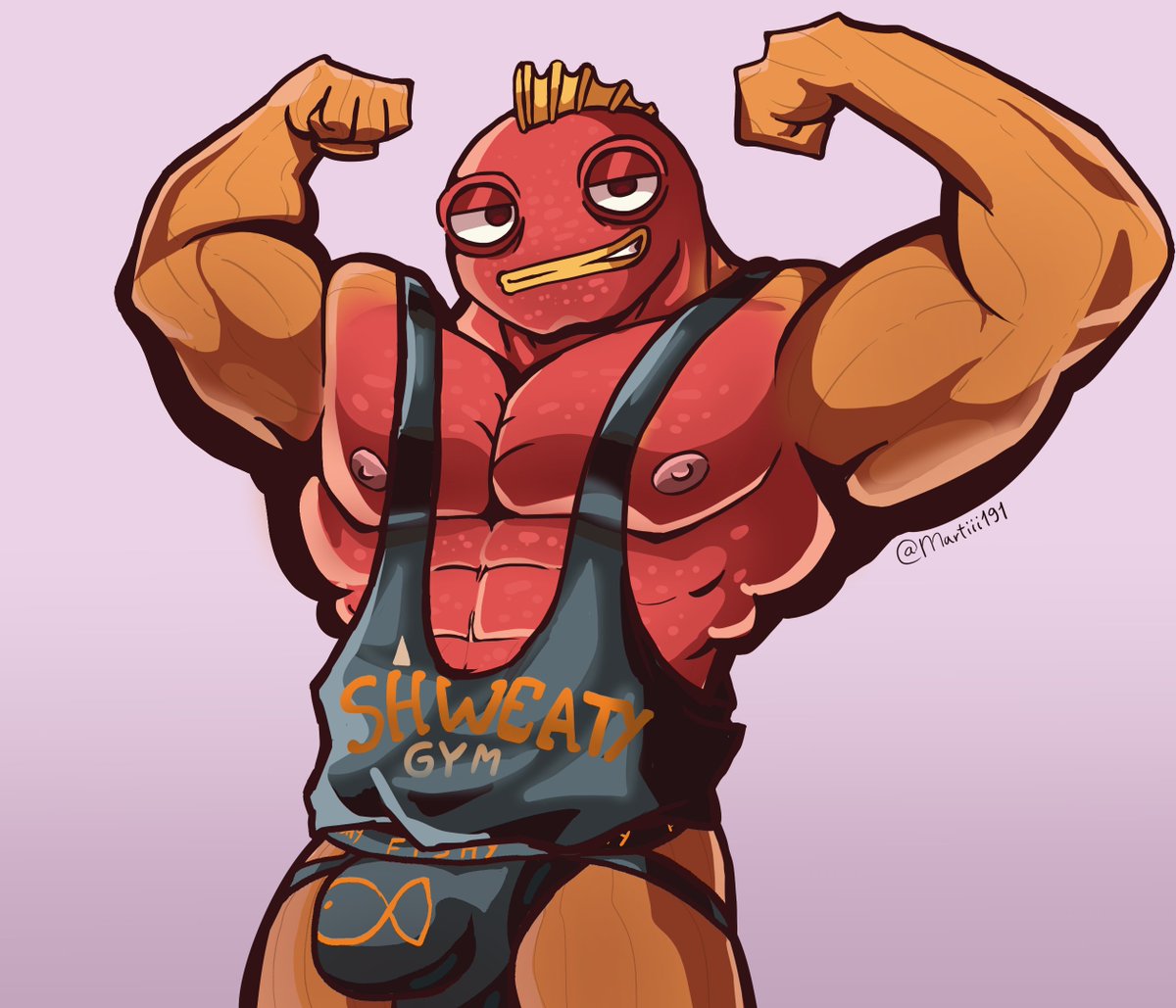 Martiii191's tweet photo. Clothed version🐠 https://t.co/PyYrbqD4LF
