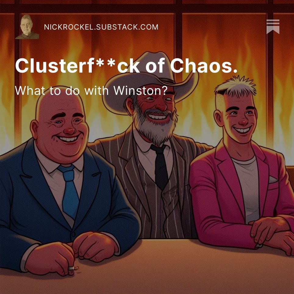 nickarockel's tweet photo. A look at all the scenarios that Winston brings into play. From reneging on promises, to sitting on the cross benches, or to the unworkable Clusterf**k of Chaos!

https://t.co/S86uMGYPdB https://t.co/6KQkjLa5Cx