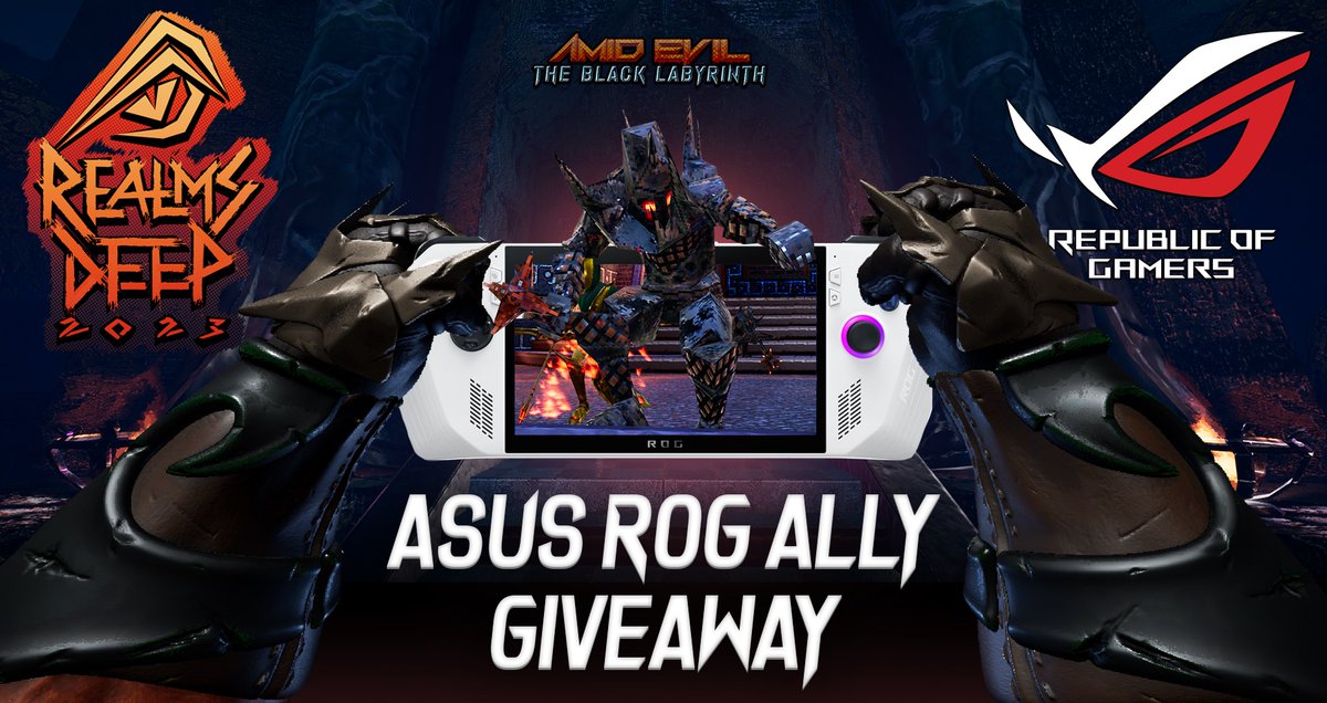 That's right - we're giving away ANOTHER <a href="/ASUS_ROG/">ROG Global</a> ALLY for Realms Deep!

Take all your BoomShoot™ on the go

> YouDontNeed.Money <