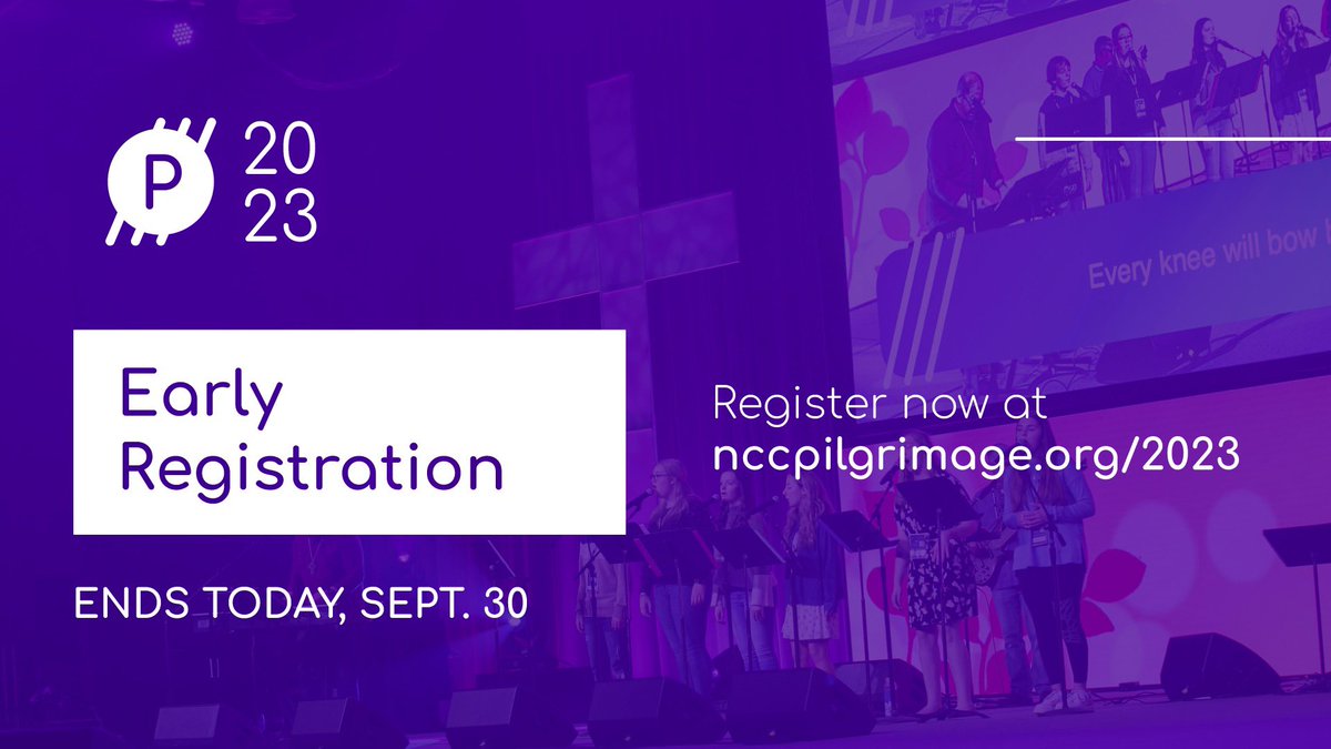 nccpilgrimage's tweet photo. TODAY! https://t.co/276CUDemYL