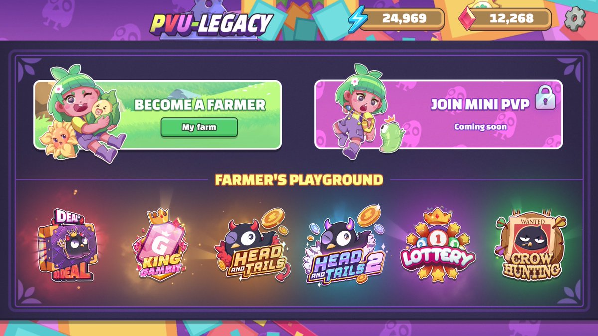 Explore the revamped in-game interface of PVU Legacy🍀 Visit our site and discover the exciting changes firsthand: marketplace.plantvsundead.com/#/game 🗞️Read the lastest news here: t.me/pvuOfficialCha… #PVULegacy #GameFi #NFTGame #P2E #Binance #BSC #opBNB @cz_binance @BNBCHAIN @vs_nft
