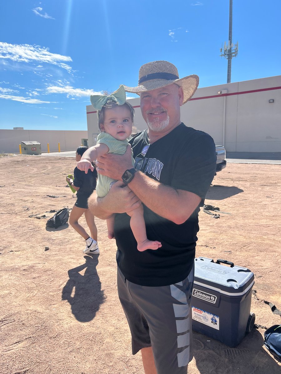 MsLeeCECA's tweet photo. Max supporting Grandpa and Lady Scorpion Basketball! #ReptheH #ScorpionStrong https://t.co/feH1GFE7Dt