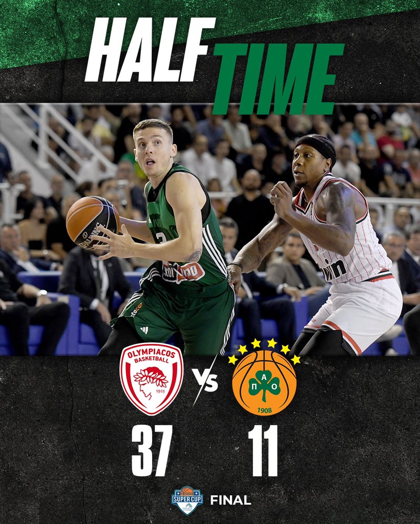 Halftime 

#olympiacosbc - #paobc 37-11