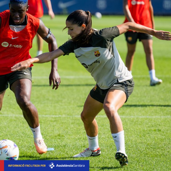 🏥Se suma una más a la plantilla. Jana Fernàndez ha recibido el alta médica y ya está disponible con el resto de la plantilla.