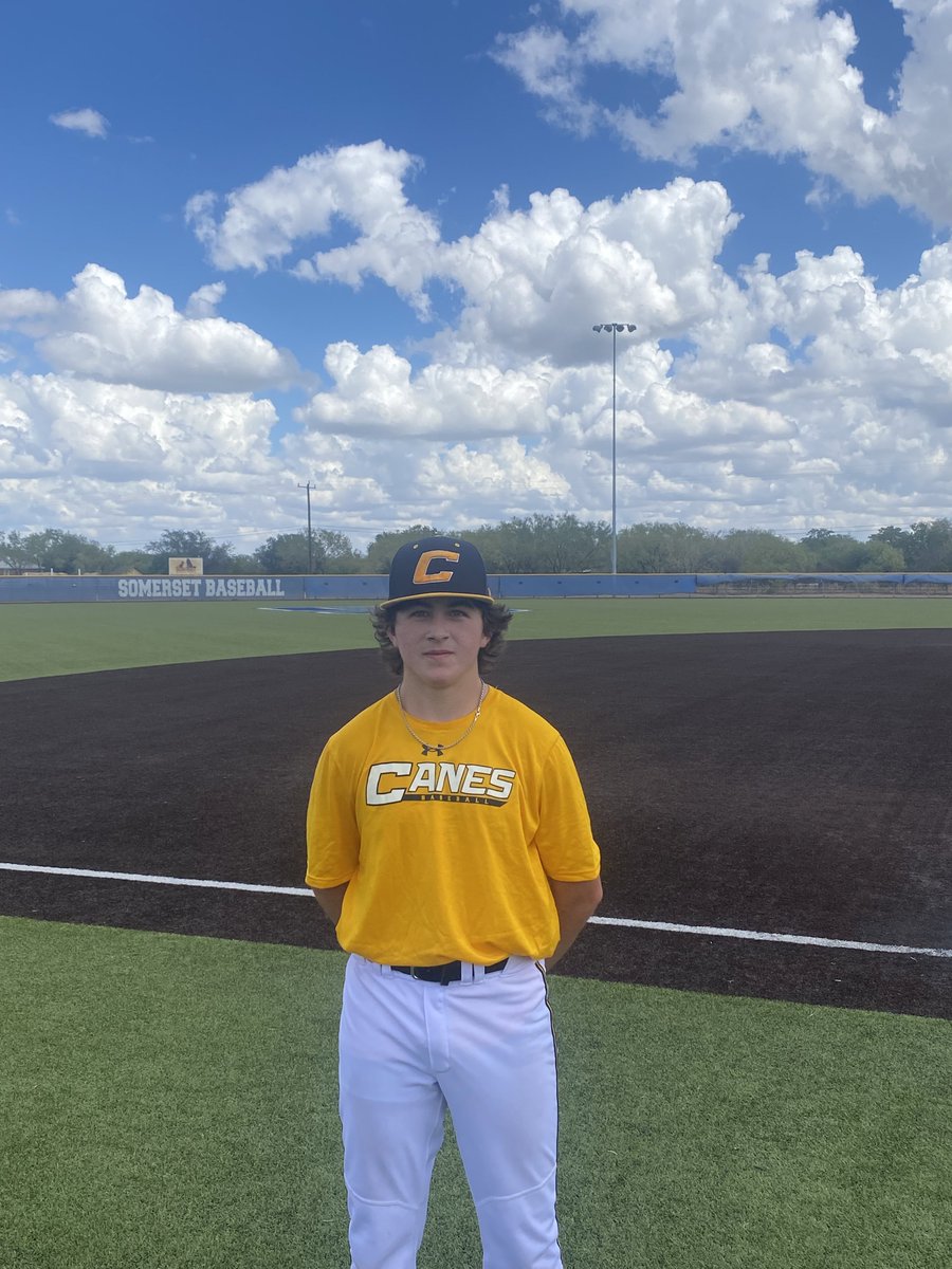 FiveToolSTX's tweet photo. F: @TheCanesSW Prime 3, Phenom 17U America 1
PoG: @BABYCANES321 7 IP, 9K, R
Notable: @SergioGtz_12 2-3, 3B, 2B, 2 RBI https://t.co/Cab7YaO1fw