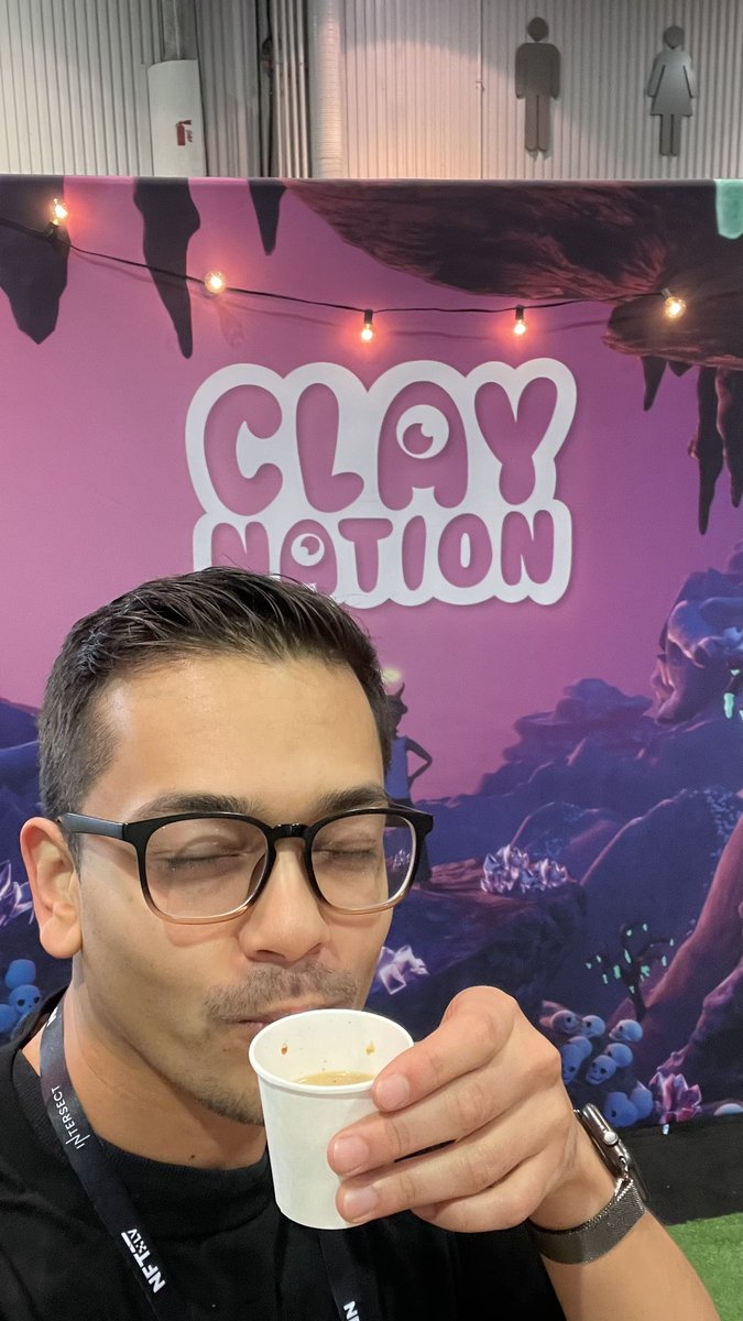 KasperSeas's tweet photo. GM from NFTxLV thanks @claymates for the espresso ☺️ https://t.co/SwMV3yNHMw