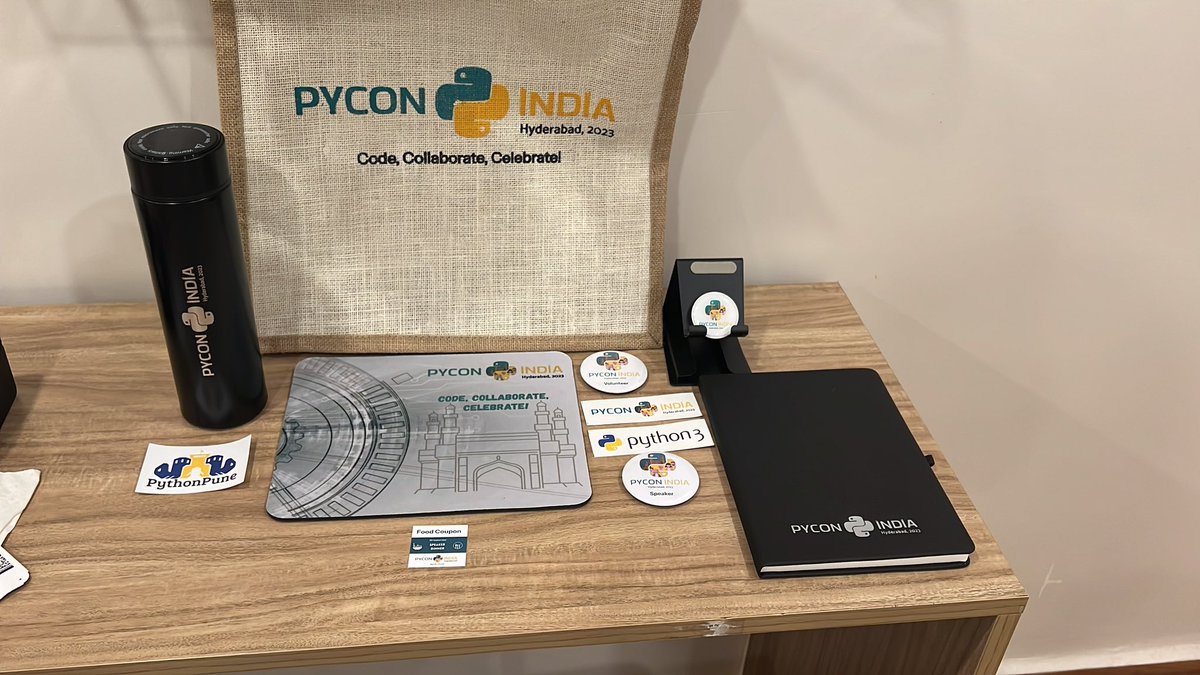 _JatinGoel's tweet image. Day 1 of #PyConIndia2023 comes to an end
What a day catching up with so many old connections and making new ones
Thank you @pyconindia for having me as a speaker and once a volunteer always a volunteer
#PythonForAll #CodeCollaborateCelebrate #PyConIndia2023
