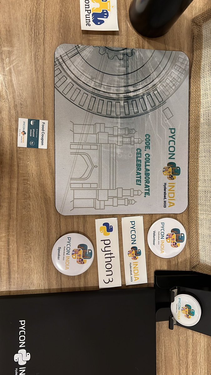 Day 1 of #PyConIndia2023 comes to an end

What a day catching up with so many old connections and making new ones

Thank you @pyconindia for having me as a speaker and once a volunteer always a volunteer

#PythonForAll #CodeCollaborateCelebrate #PyConIndia2023