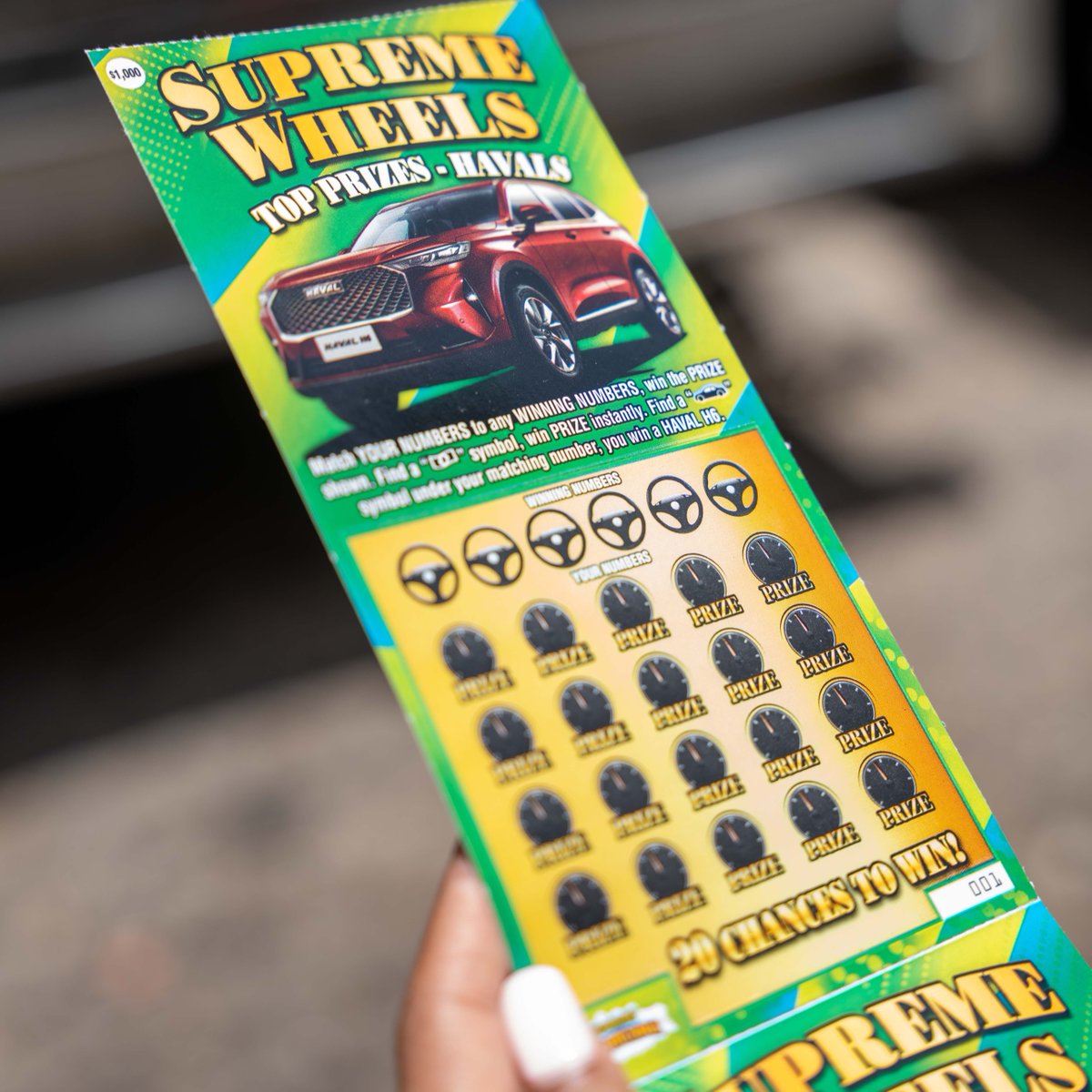 SVLGrp's tweet image. For just $1000 you could be behind the wheel of a brand new 2024 GWM Haval H6🥳 🚗 

Play Supreme Wheels  #Scratchaz today for your chance to win. 

Get your tickets at select retail outlets now!

#SupremeScratchaz
#ScratchAndWin
#SupremeWheels