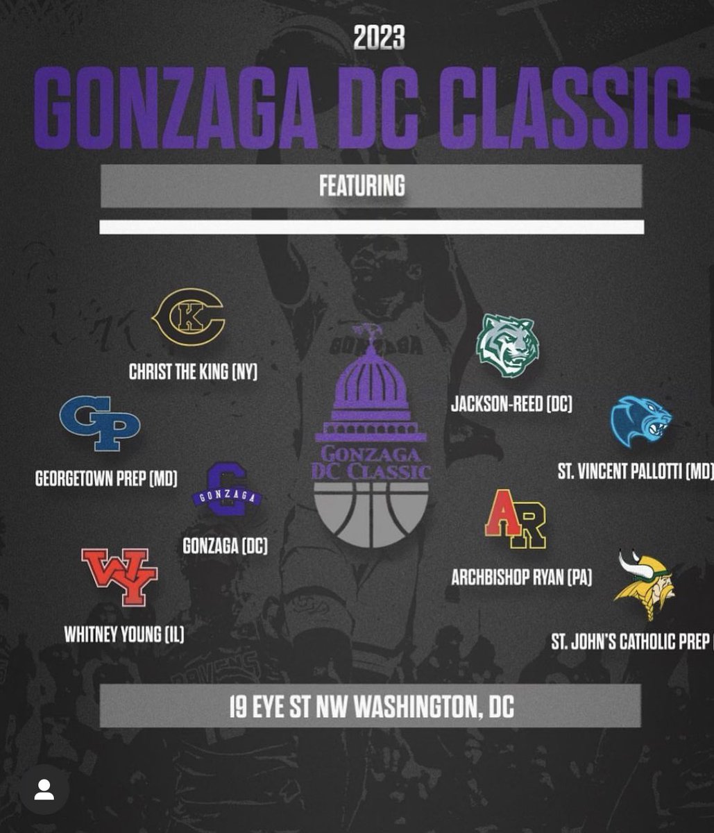 Thank you @GonzagaHoops @GonzagaClassic for the invite to one of top tournaments in the country! We are looking forward to it. Dec 8-10th.