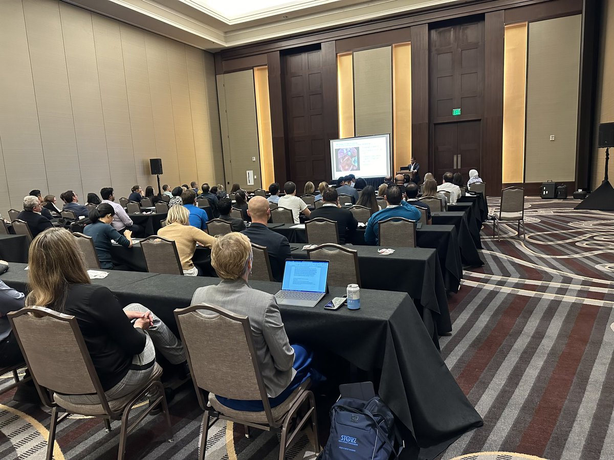 Great turnout at our first Hands On Course today held ahead of @AAOHNS with our amazing faculty! @DrPedsoto @MichaelPitmanMD @paulcbryson and Drs. Thomas Carroll, Pavan Mallur, and Jun Lin