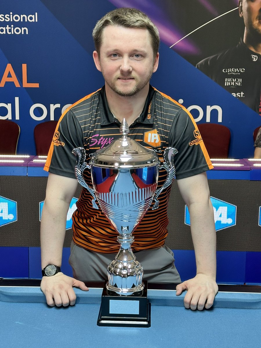 IPAPool's tweet image. And our 2023 IPA International Professional Champion 2023 is Liam Dunster, after an entertaining match with Gareth Hibbott  @wpapool @WPBSAofficial @blackballpool @blackball_pool