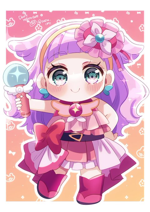 キュアバタフライになりきるエルちゃん💜🩷
#precure 