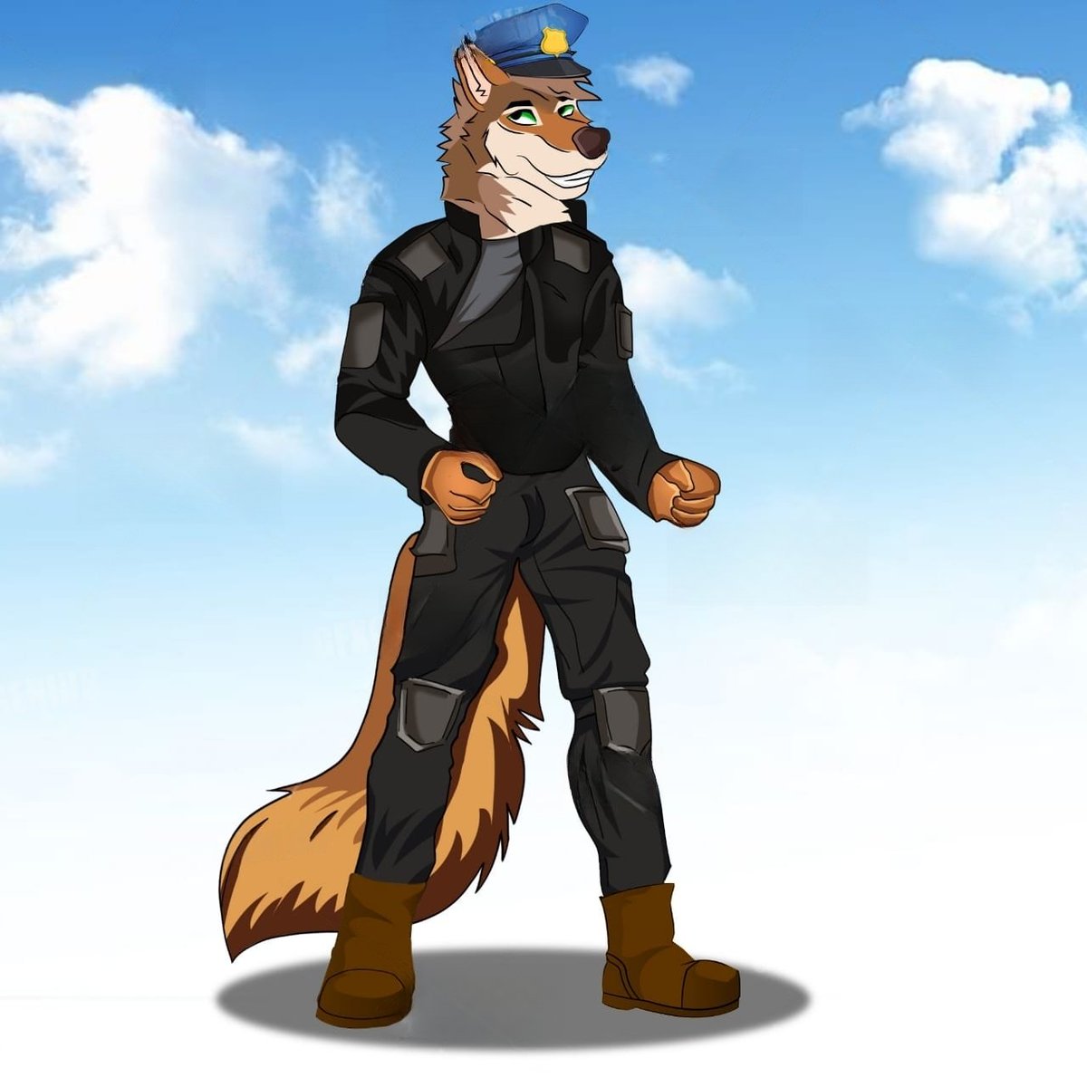 Windsorarts's tweet photo. 2d full body Commission for DeviantArt client ❤️
Slots are open for 2d/3d models, VRchat avatar, emotes and animation art
.
.
.
.
.
#furrycommunity #furryartwork #furryartist #Police #Fox https://t.co/lf2cpG1vId