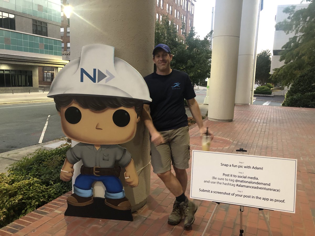 Burlington fun a @nationalondemand and #alamanceadventurerace