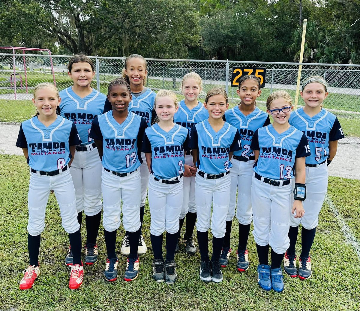 TpaMustangs2013's tweet photo. Your 2013 Mustangs scored 47 runs only giving 4 runs and claimed the #1 seed going 4-0 pushing win total to 20 wins this fall and unbeaten in USSSA play! 
@USSSAFastpitch #Softball #TotalTeamEffort #Funtimes https://t.co/PjATlrDbB4