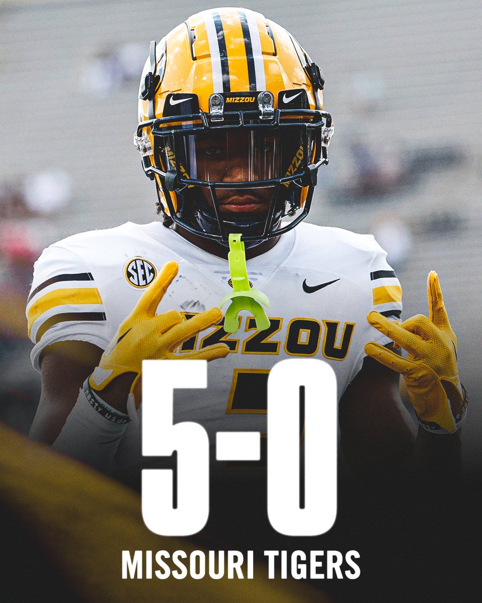 STILL UNDEFEATED 🐯 <a href="/MizzouFootball/">Mizzou Football</a>