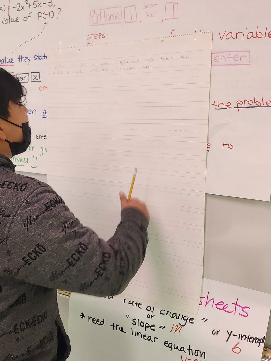 Last day before break, writing personal narratives  😊<a href="/HAntwine_MS/">Patricia Pedroza</a>