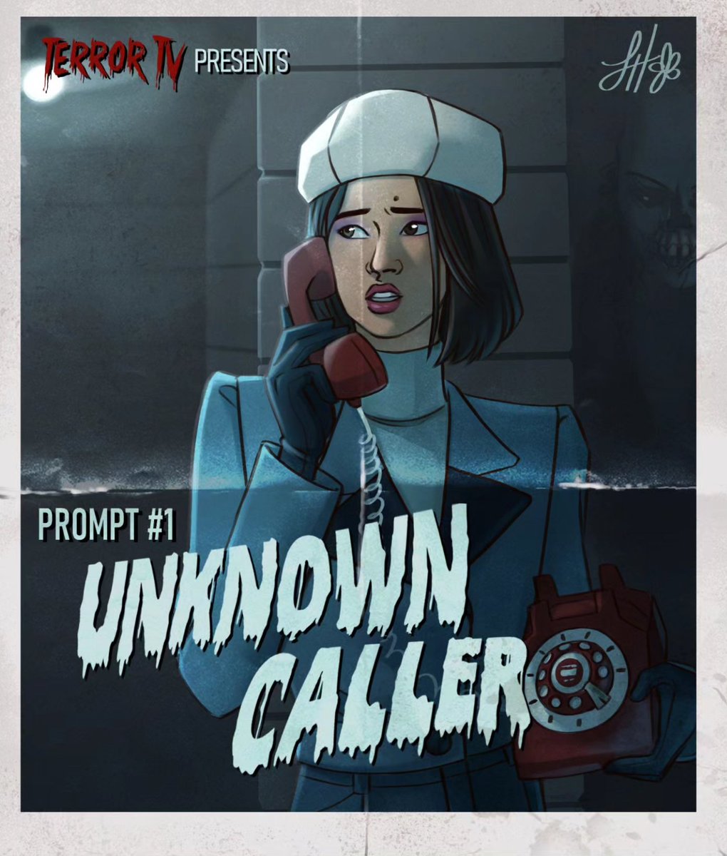 Ring Ring! My first entry for #TerrorTV2023 with my very own 80s outfit design for Emily!