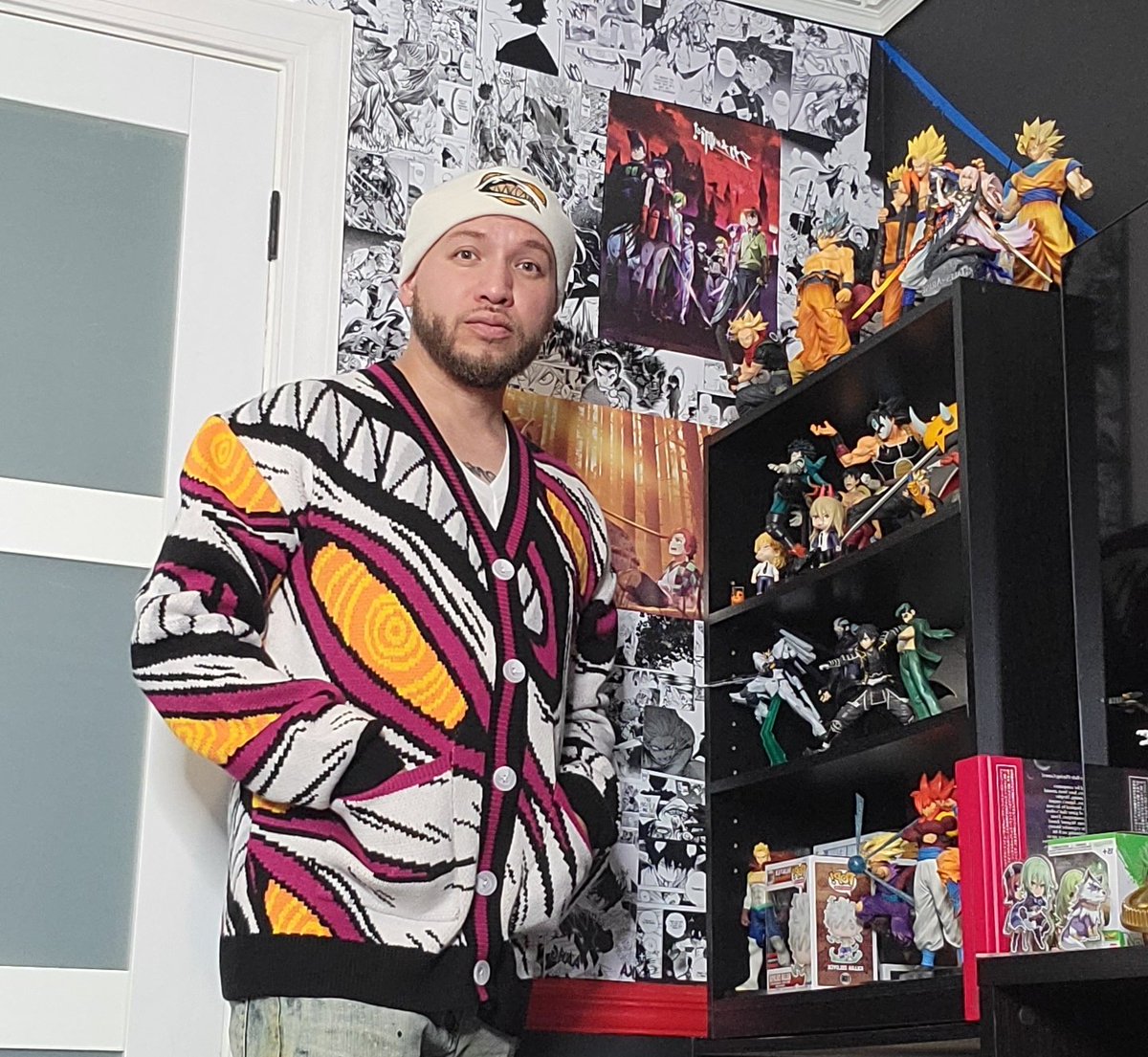 DarkMasamune87's tweet photo. One of the dopest content creators/ gamers from the kicks up.
Kondigan by steady hands
Kon embroider beanie by hadokoa contrast. 
 #Musougang https://t.co/b3jEMnD3WA