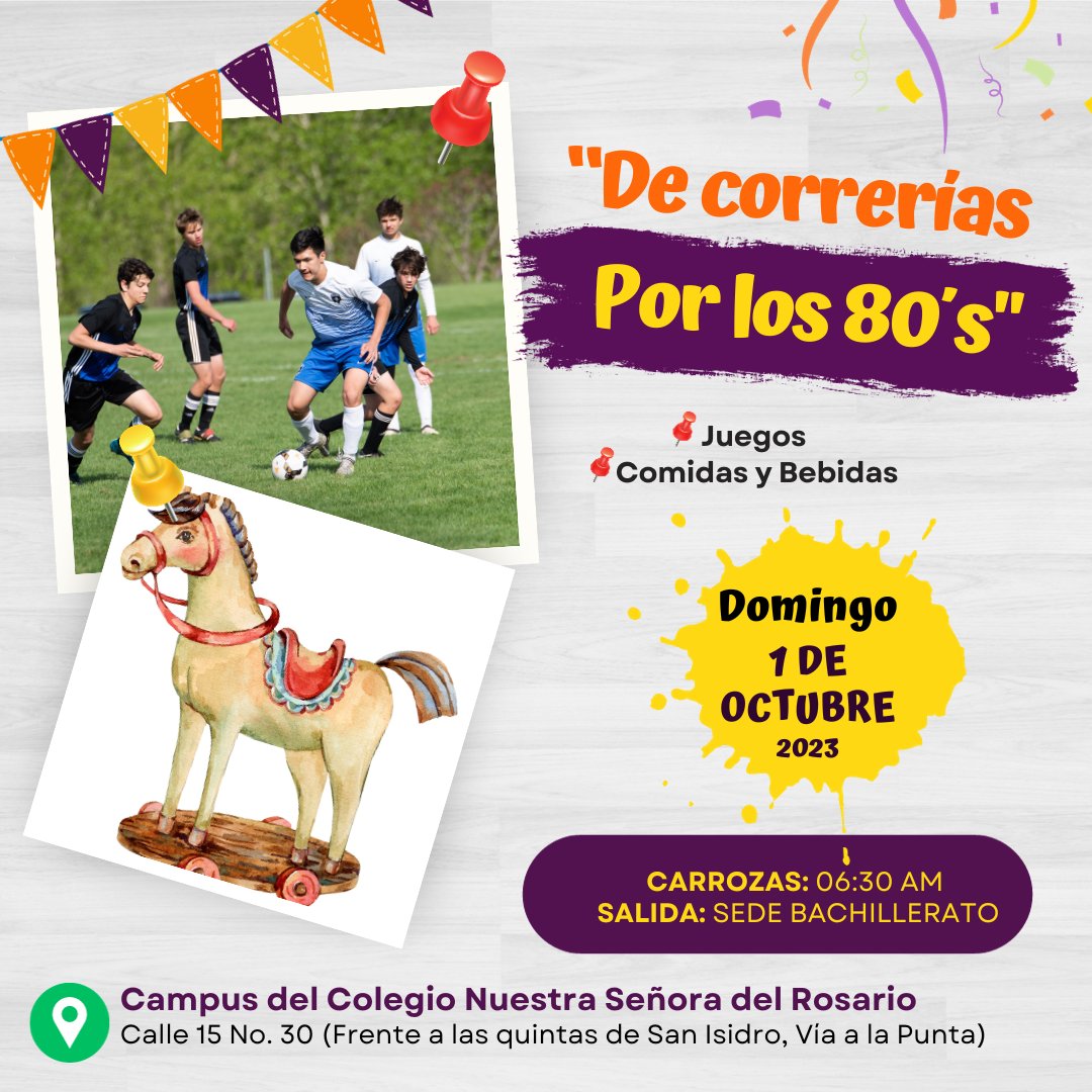 VocacionesDSC's tweet photo. ¡Empezaron los 80 años en nuestro querido @RosarioFunza 

Mañana, muy temprano desde las 06:30 am ☀️, empezarán las celebraciones en el municipio.

¡Ahí estaremos presentes 🧐las Vocaciones Domicatalinas apoyando 🖤🤍 https://t.co/axLBVhfgQW