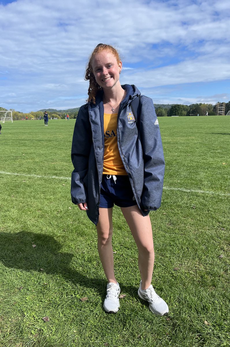 derekartz's tweet photo. So proud of how my girl ⁦@amelia_a_artz⁩ ran her first collegiate 6k at The Paul Short at Lehigh today.  

Kid has embraced the process, is working hard, improving everyday…..and is enjoying it!

I think the smile says it all. 

🏃‍♀️ ❤️ 🏃‍♀️ https://t.co/Y3seRMkMaC