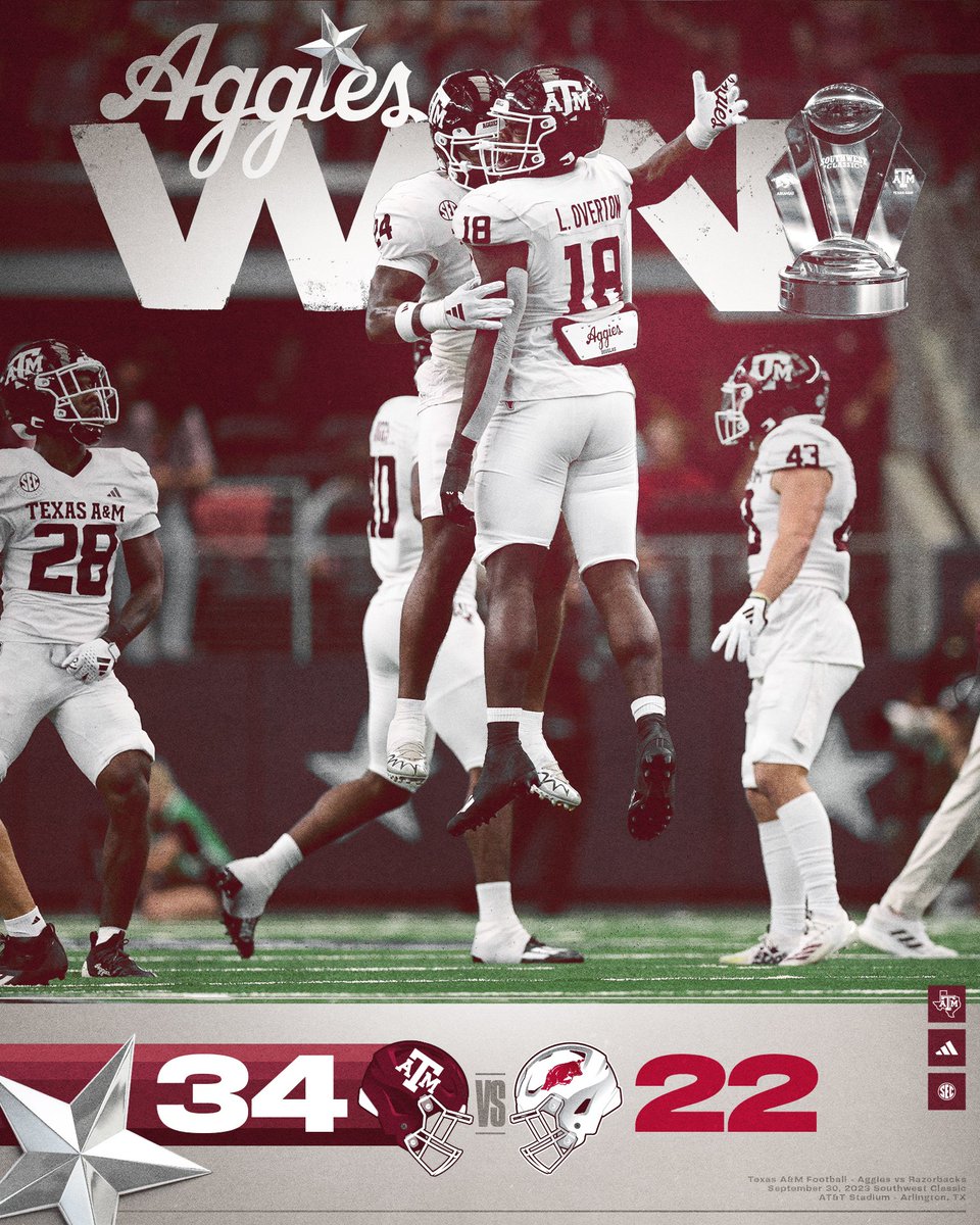Texas A&M Football tweet media