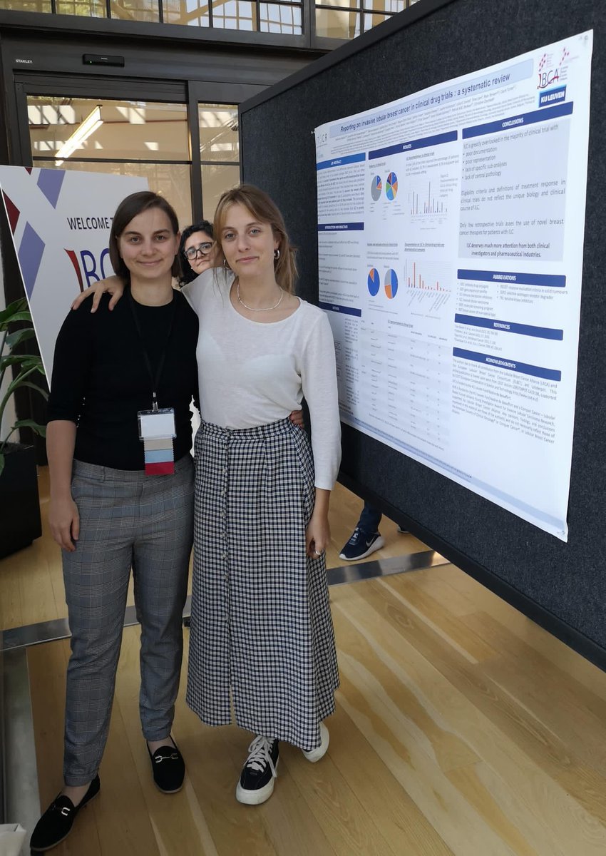 Josephine Van Cauwenberge (@josephine_vc) on Twitter photo Proud to present this poster at the ILC symposium with <a href="/VanBaelenKaren/">KarenVanBaelen</a>. We’ve pointed out the lack of reporting of lobular breast cancer in recent drug trials #ILCSymposium
<a href="/ChristineDesme2/">Christine Desmedt</a> <a href="/LobularBCA/">Lobular Breast Cancer Alliance</a> <a href="/elbcc/">ELBCC</a> Proud to present this poster at the ILC symposium with <a href="/VanBaelenKaren/">KarenVanBaelen</a>. We’ve pointed out the lack of reporting of lobular breast cancer in recent drug trials #ILCSymposium
<a href="/ChristineDesme2/">Christine Desmedt</a> <a href="/LobularBCA/">Lobular Breast Cancer Alliance</a> <a href="/elbcc/">ELBCC</a>