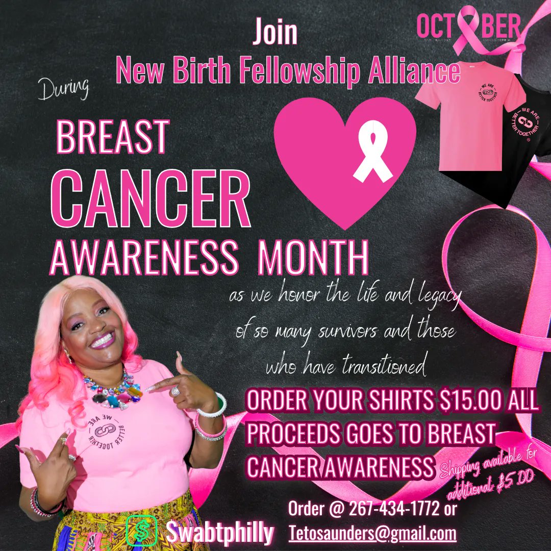 #NewHopeFTC #PastorStacey #Pinktober #BreastCancerAwarenessMonth