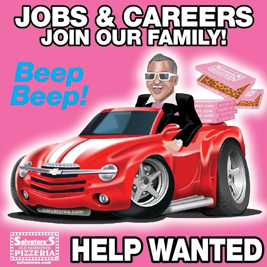 salvatores.com/careers
JOIN OUR FAMILY! 
Manage-To-Own Opportunities available as well.  DREAM BIG! If you love the food &amp; restaurant industry - become self-employed! Local locations &amp; out-of-state franchise opportunities available. Email resume to DreamBig@salvatores.com